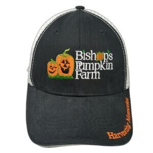 Crown Baseball Cap Black One Size Bishops Pumpkin Farm Harvesting Memories Hat
